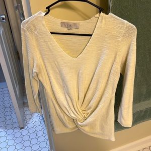 Light Yellow Sweater